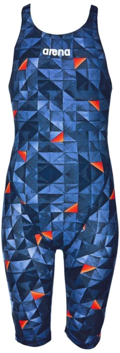 Combinaison De Natation Fille Arena Powerskin St 2.0 Full Body Dos Ouvert Turquoise / Orange -Équipement De Natation 000871 801