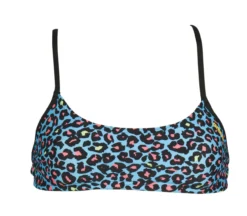 Haut De Maillot De Bain Arena Bandeau Play Turquoise Multi -Équipement De Natation 001110 815 bandeau play 005 f s