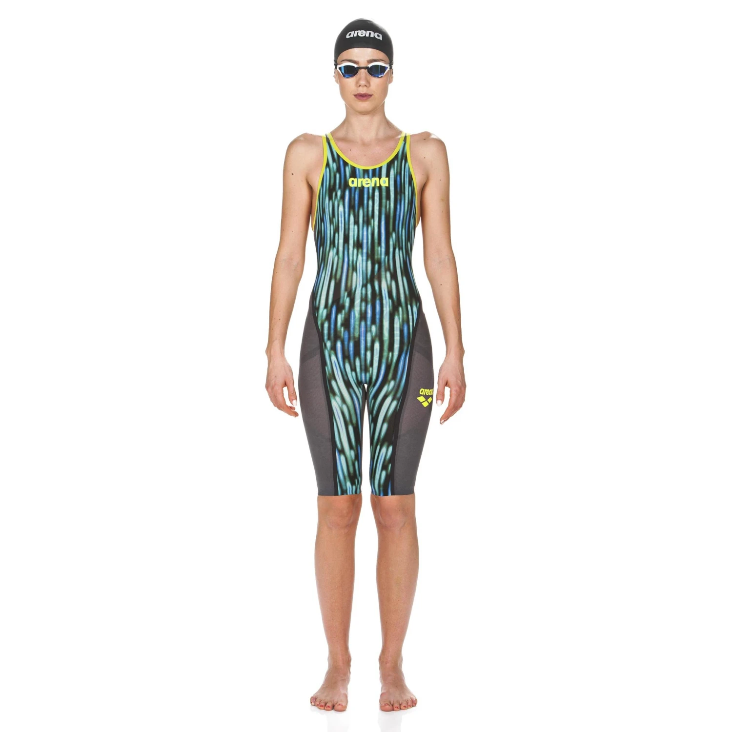 Combinaison De Natation Femme Arena Carbon Ultra Edition 2018 Dos Ouvert Blue Drops Fluo/ Yellow 6 Combinaison De Natation Femme Arena Carbon Ultra Edition 2018 Dos Ouvert Blue Drops Fluo/ Yellow – Image 6
