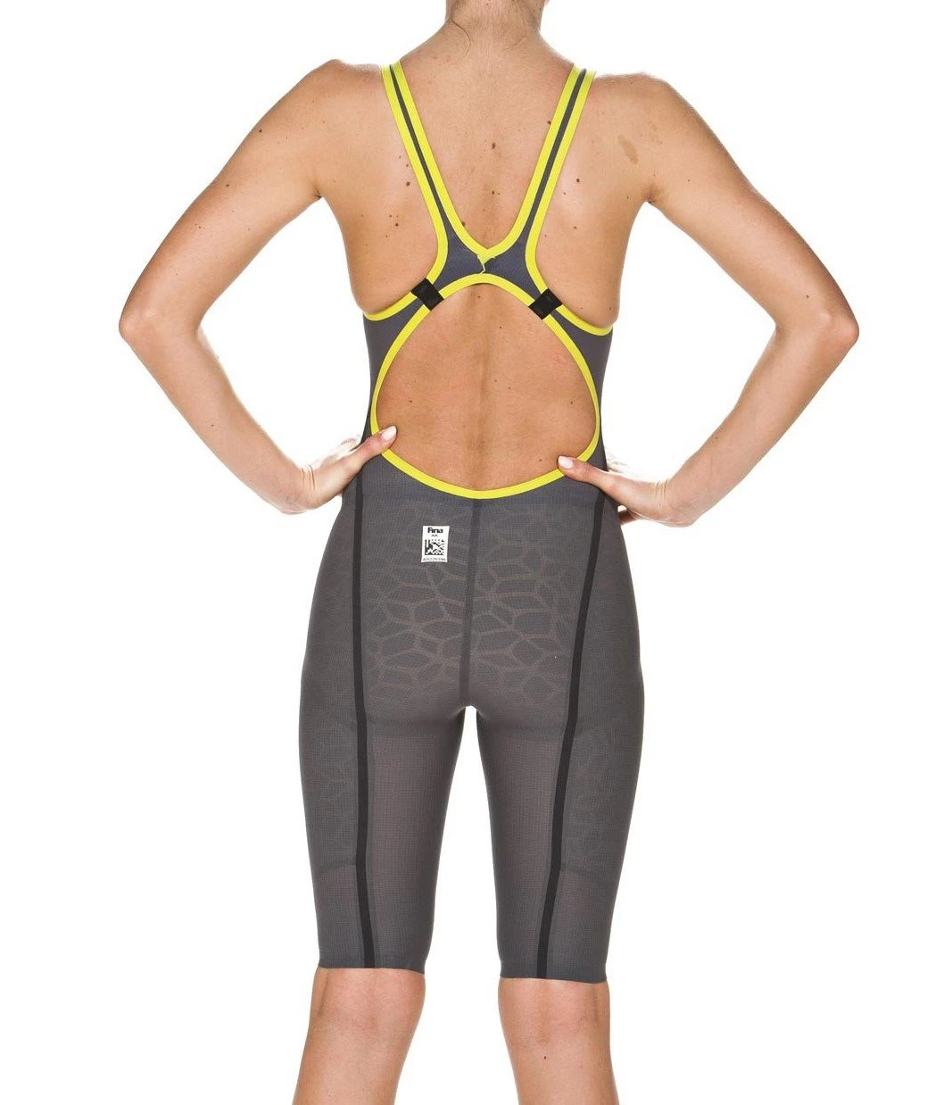 Combinaison De Natation Femme Arena Carbon Ultra Edition 2018 Dos Ouvert Blue Drops Fluo/ Yellow 2 Combinaison De Natation Femme Arena Carbon Ultra Edition 2018 Dos Ouvert Blue Drops Fluo/ Yellow – Image 2