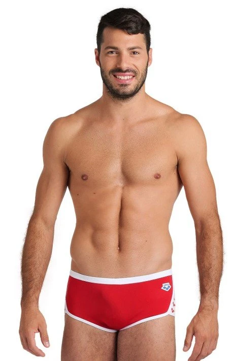Maillot De Bain Arena Homme Arena ICONS Red White 1 Maillot De Bain Arena Homme Arena ICONS Red White