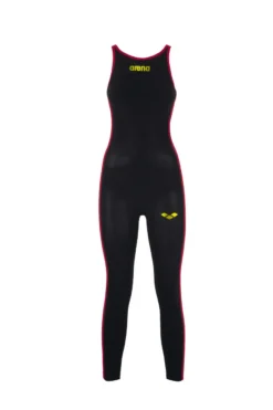 Combinaison De Natation Eau Libre Femme Arena Powerskin R-Evo+ Open Water Dos Ouvert Black -Équipement De Natation 25108 503 w pwskin fbllob ow 005 f s