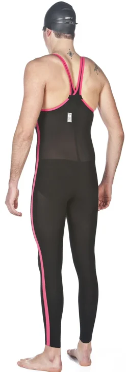 Combinaison De Natation Eau Libre Homme Arena Powerskin R-Evo+ Open Water Dos Fermé Black / Fluo Yellow -Équipement De Natation 27912503 005