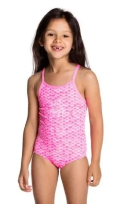Maillot De Bain Funkita Enfant Fille Fairy Fin Rose