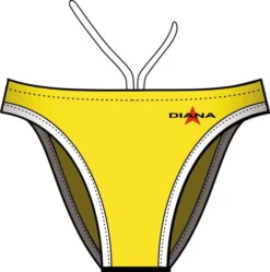 Bas De Maillot De Bain Femme Diana Twin Slip Jaune -Équipement De Natation 3124005806