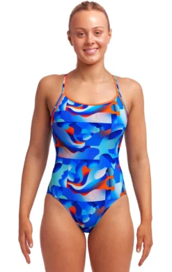 Maillot De Bain Funkita Femme Diamond Back - Battle Blue