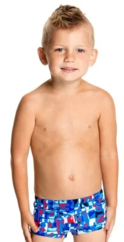 Maillot De Bain Funky Trunks Enfant Garçon Trunk Team Bleu