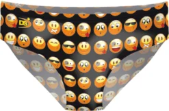 Maillot De Bain Homme Disseny Wgt Faces Noir