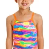 Maillot De Bain Funkita Enfant Fille Hot Wash Multicolore