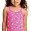 Maillot De Bain Funkita Enfant Fille Cray Cray Rose