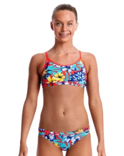 Maillot De Bain Funkita 2 Pièces Fille Aloha From Hawaii Orange