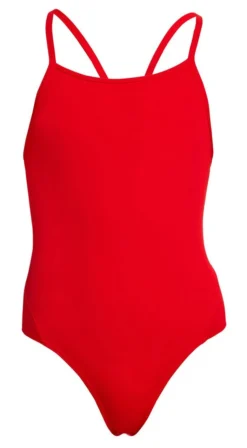 Maillot De Bain Funkita Fille Diamond Back - Still Red -Équipement De Natation fs11g00467 3