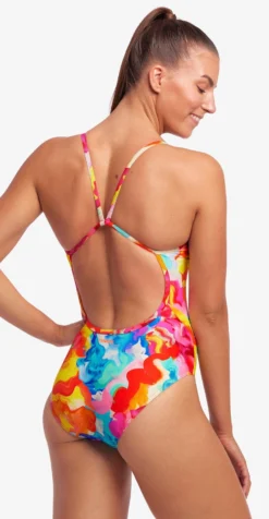 Maillot De Bain Funkita Femme Single Strap - Messy Monet -Équipement De Natation fs15l71536 2