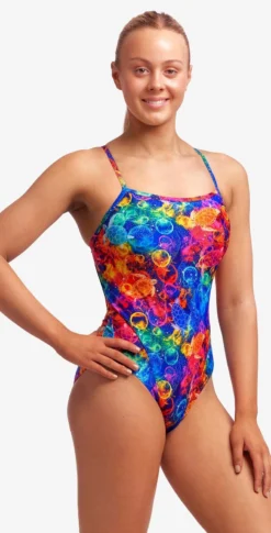 Maillot De Bain Funkita Femme Single Strap - Ocean Galaxy -Équipement De Natation fs15l71552 3