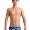 Maillot De Bain Funky Trunks Garçon Block Rock Bleu