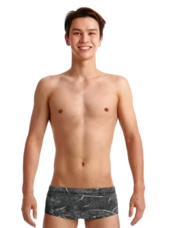 Maillot De Bain Funky Trunks Garçon Crack Up Noir