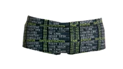 Maillot De Bain Funky Trunks Garçon Departure Board Noir -Équipement De Natation ft32b departure board 0826 0