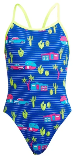 Maillot De Bain Funkita Fille Single Strap Cadi Shack -Équipement De Natation g codi shock
