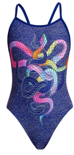 Maillot De Bain Funkita Fille Single Strap Snake It Off -Équipement De Natation g snake it off