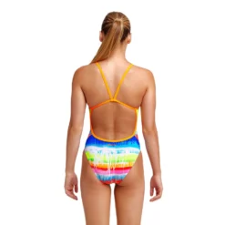 Maillot De Bain Funkita Fille Single Strap - Dye Hard -Équipement De Natation girl dye hard d