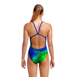 Maillot De Bain Funkita Fille Single Strap - Fly Girl Fly -Équipement De Natation girl fly d