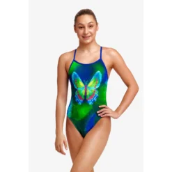 Maillot De Bain Funkita Fille Single Strap - Fly Girl Fly -Équipement De Natation girl fly f2