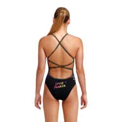 Maillot De Bain Funkita Fille Strapped In - Love Funky -Équipement De Natation girl love funky d