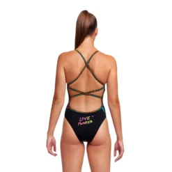 Maillot De Bain Funkita Femme Strapped In - Love Funky -Équipement De Natation ladies love funky d