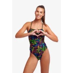 Maillot De Bain Funkita Femme Strapped In - Love Funky -Équipement De Natation ladies love funky f2
