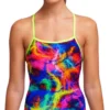 Maillot De Bain Funkita Femme Strapped In - Solar Flares