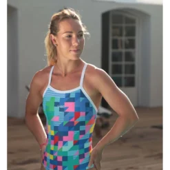 Maillot De Bain De Natation Femme Mako Nereid Pixel -Équipement De Natation nereid pixel4