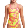 Maillot De Bain Funkita Fille Tie Me Tight - Pinged Pink