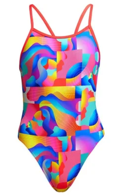 Maillot De Bain Funkita Fille Single Strap - Radar Rage -Équipement De Natation radar rage girls3