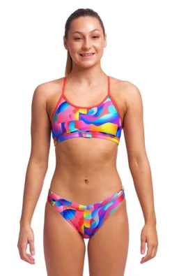 Maillot De Bain Funkita 2 Pièces Fille Racerback - Radar Rage