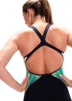 Combinaison Femme SPEEDO Fastskin LZR Pure Intent Dos Ouvert - Cosmic Storm -Équipement De Natation sp4
