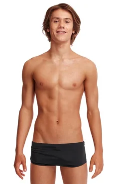 Maillot De Bain Funky Trunks Garçon Solid Still Black Noir