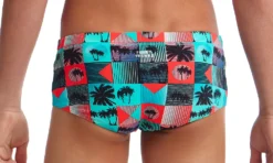 Maillot De Bain Funky Trunks Garçon Sunset Strip Vert -Équipement De Natation sunset strip 7