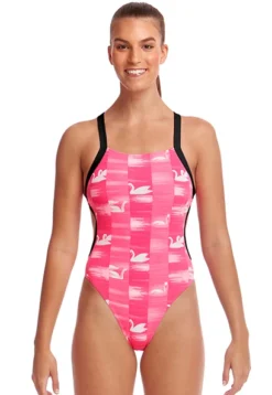 Maillot De Bain Funkita Femme Brace Free Swan Lake Rose